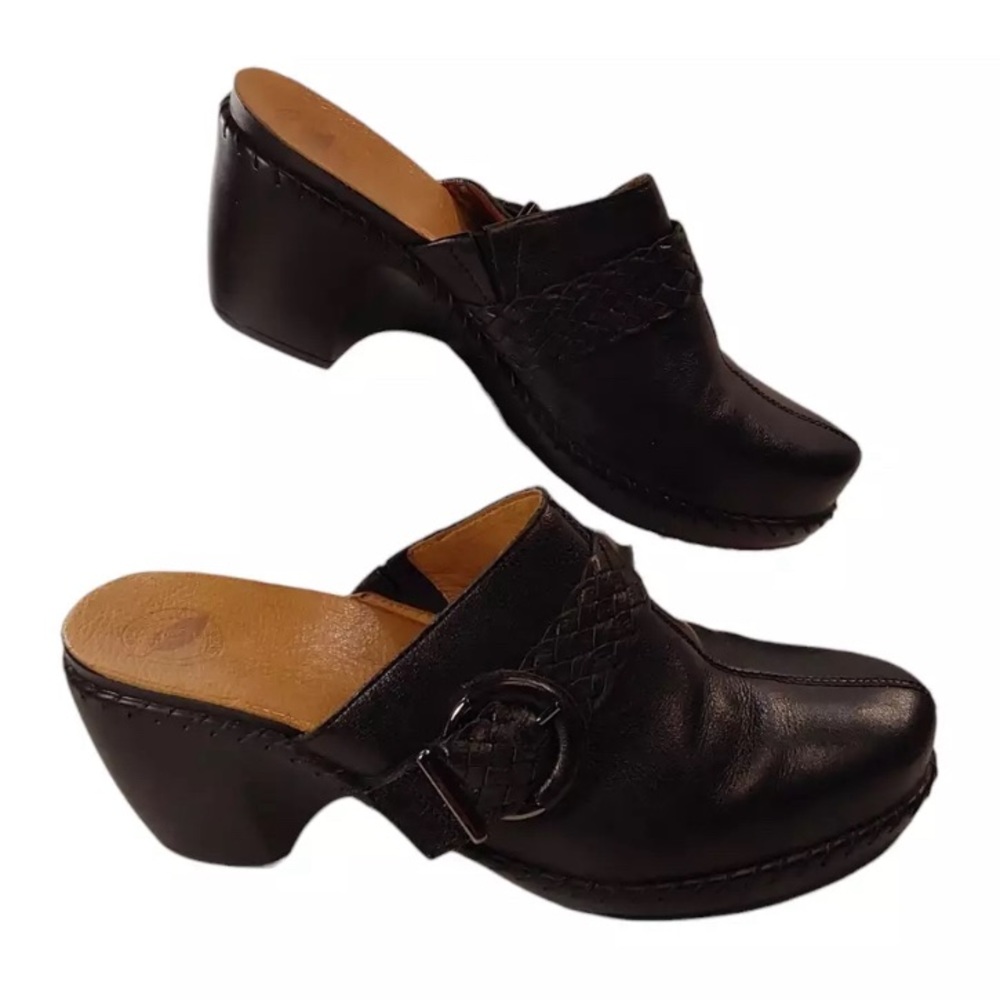 Nurture Women’s Slip on mules clogs ABIEE leather shoes size 9